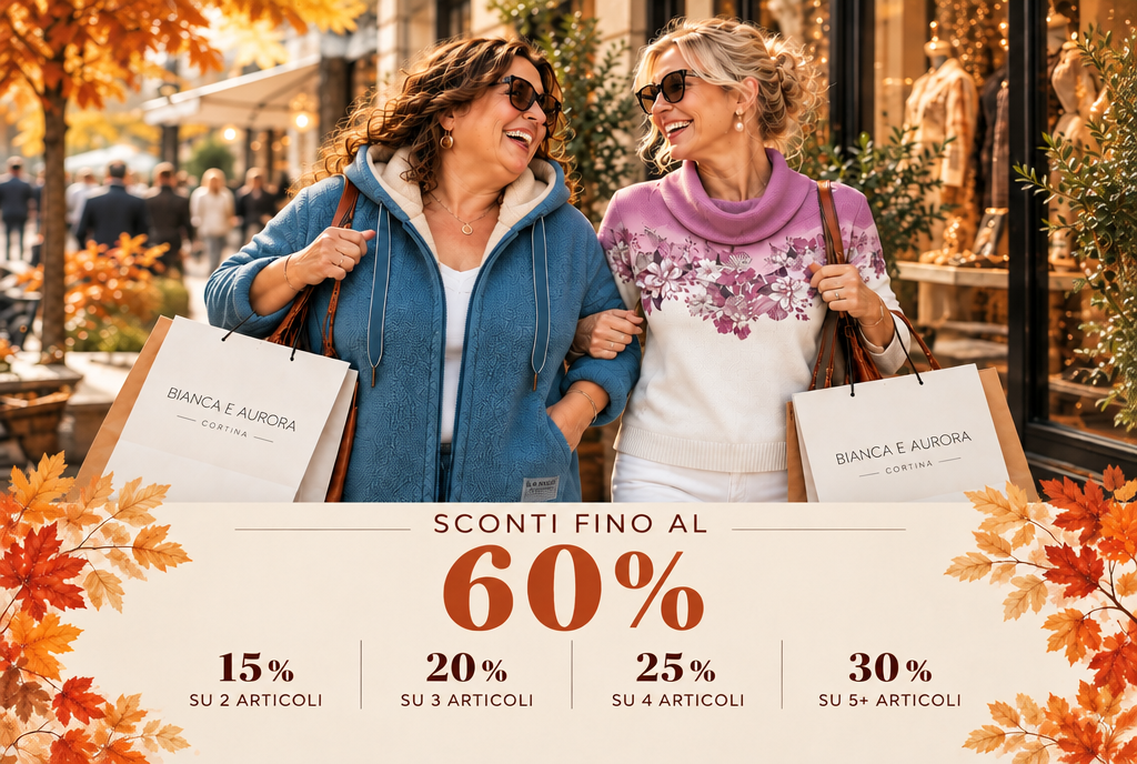 Bianca e Aurora Cortina – Sconti fino al 60%